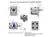 ČERPADLO ZUBOVÉ, GP1-8R-RBCB-SGCGB-N9